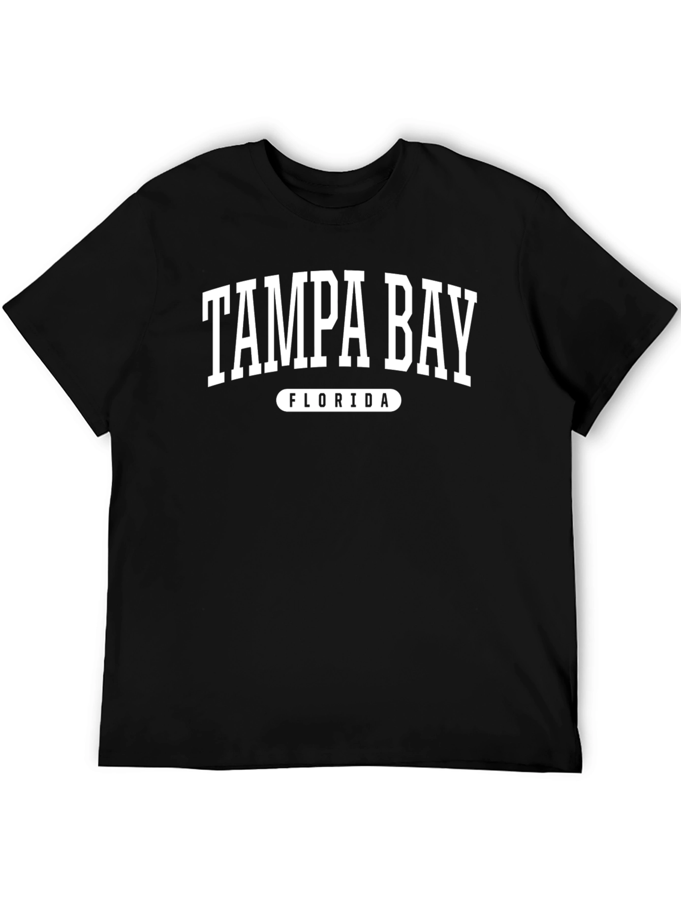 Tampa Bay Florida Black Graphic T-Shirt