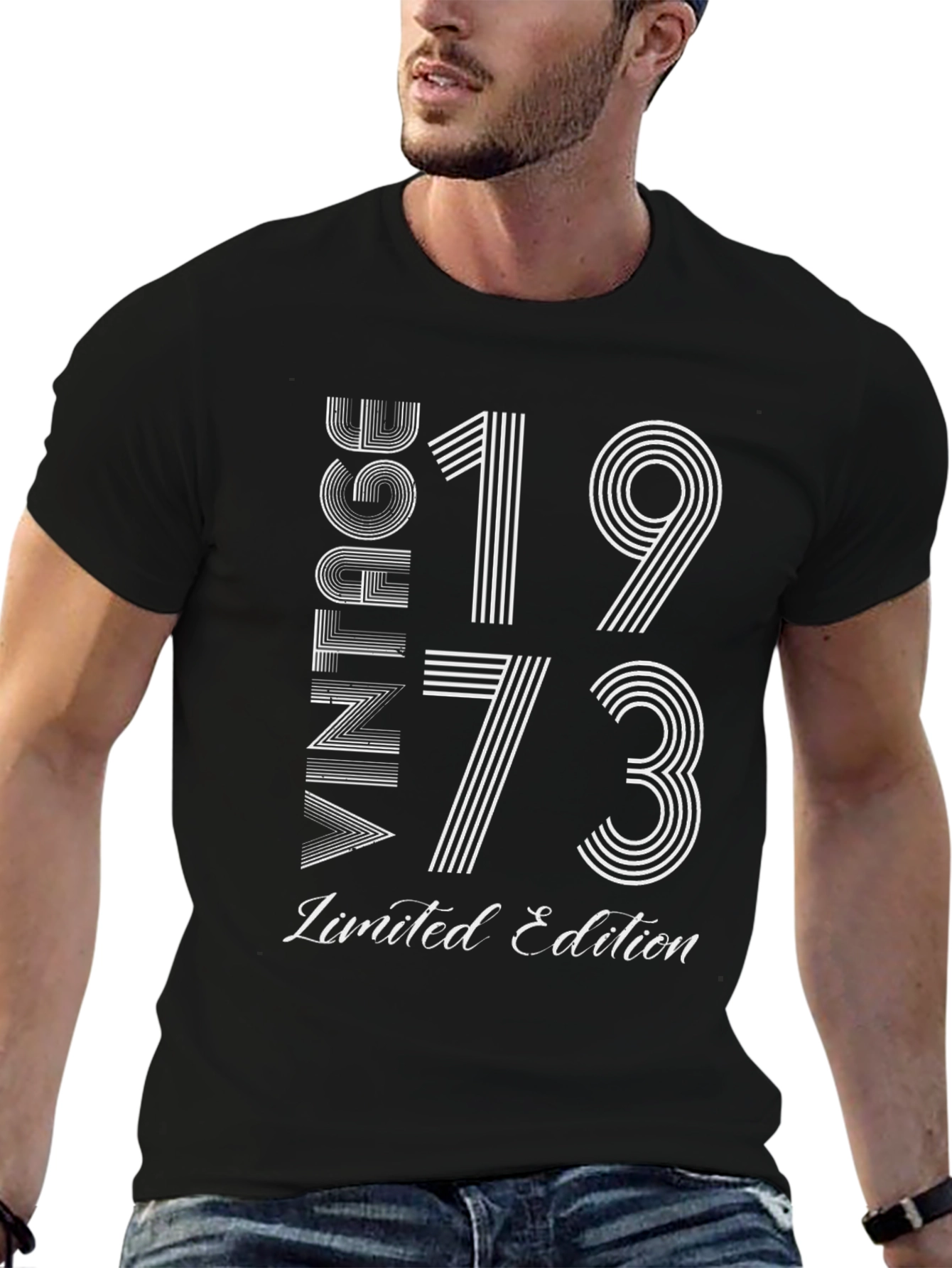 Vintage 1973 Limited Edition Black T-Shirt