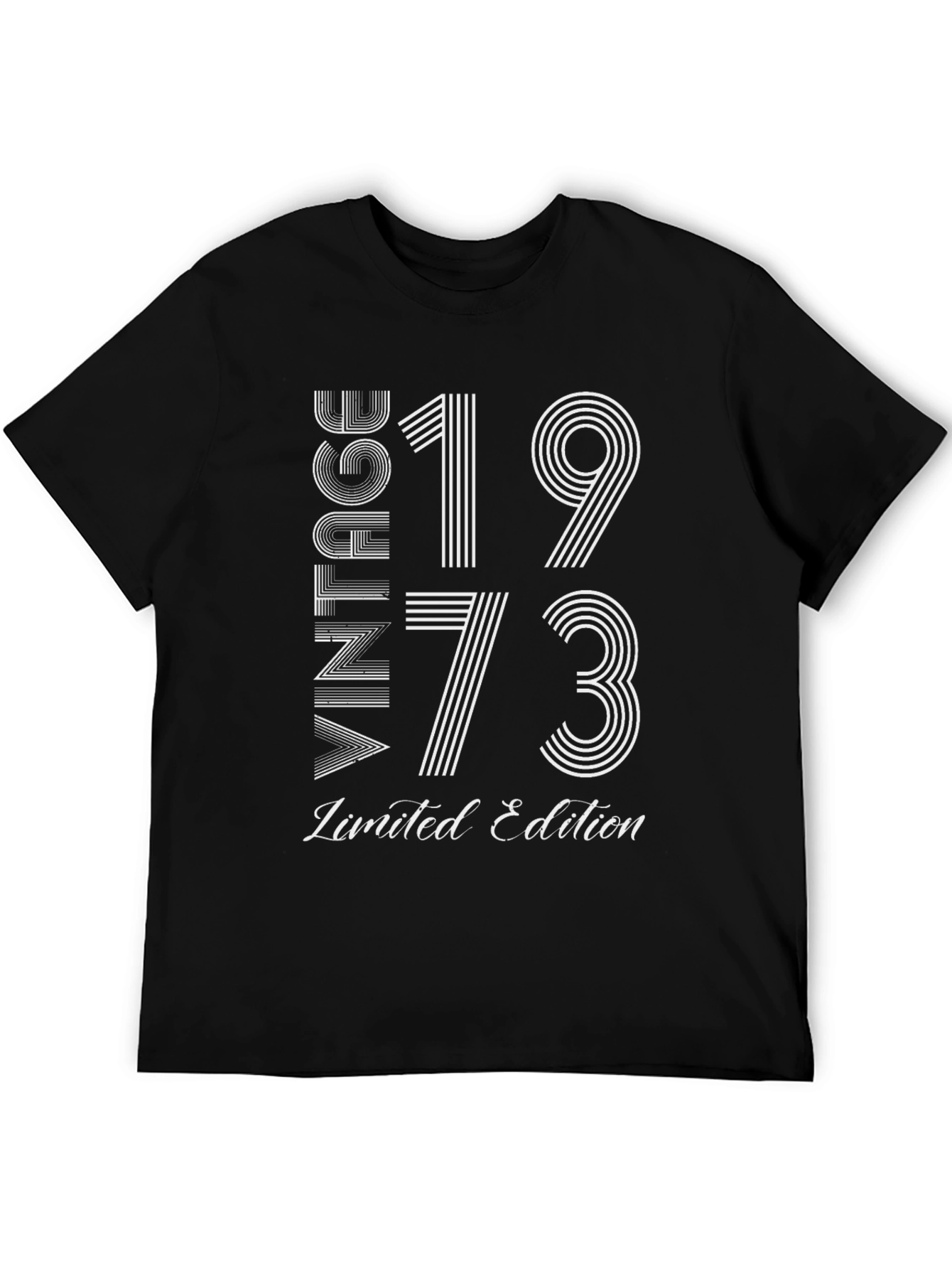 Vintage 1973 Limited Edition Black T-Shirt