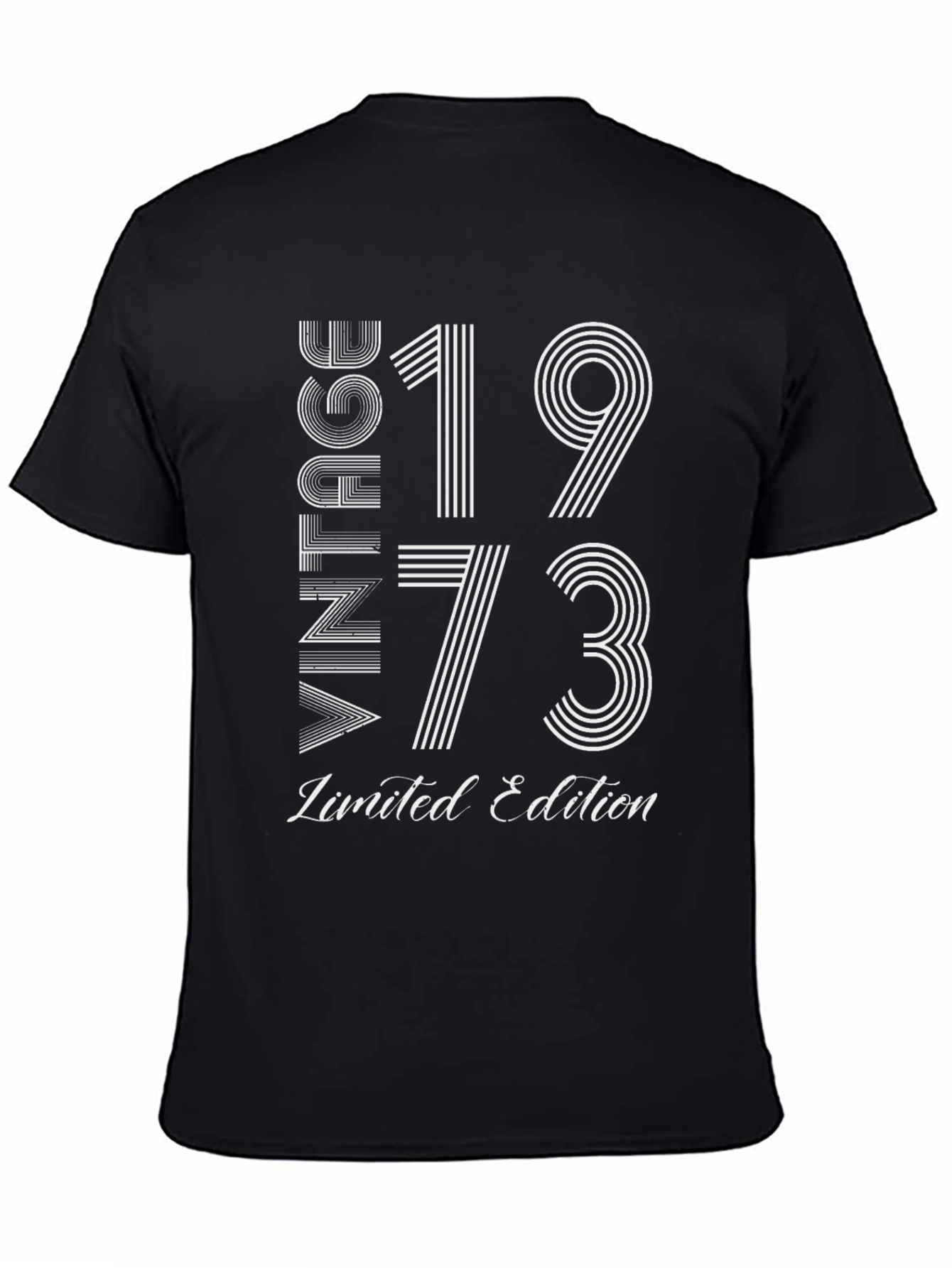 Vintage 1973 Limited Edition Black T-Shirt