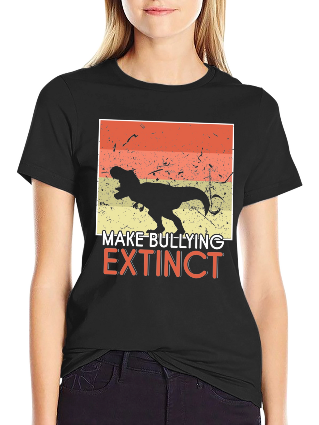 Make Bullying Extinct T-Rex Graphic Tee