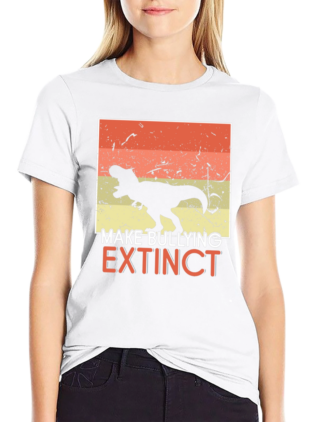 Make Bullying Extinct T-Rex Graphic Tee