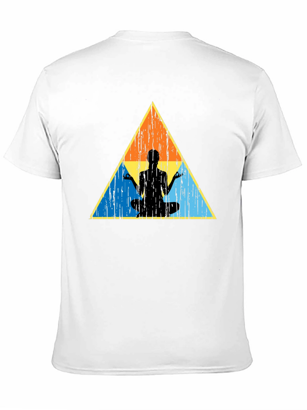 Zen Triangle Graphic Tee - Black Casual Shirt
