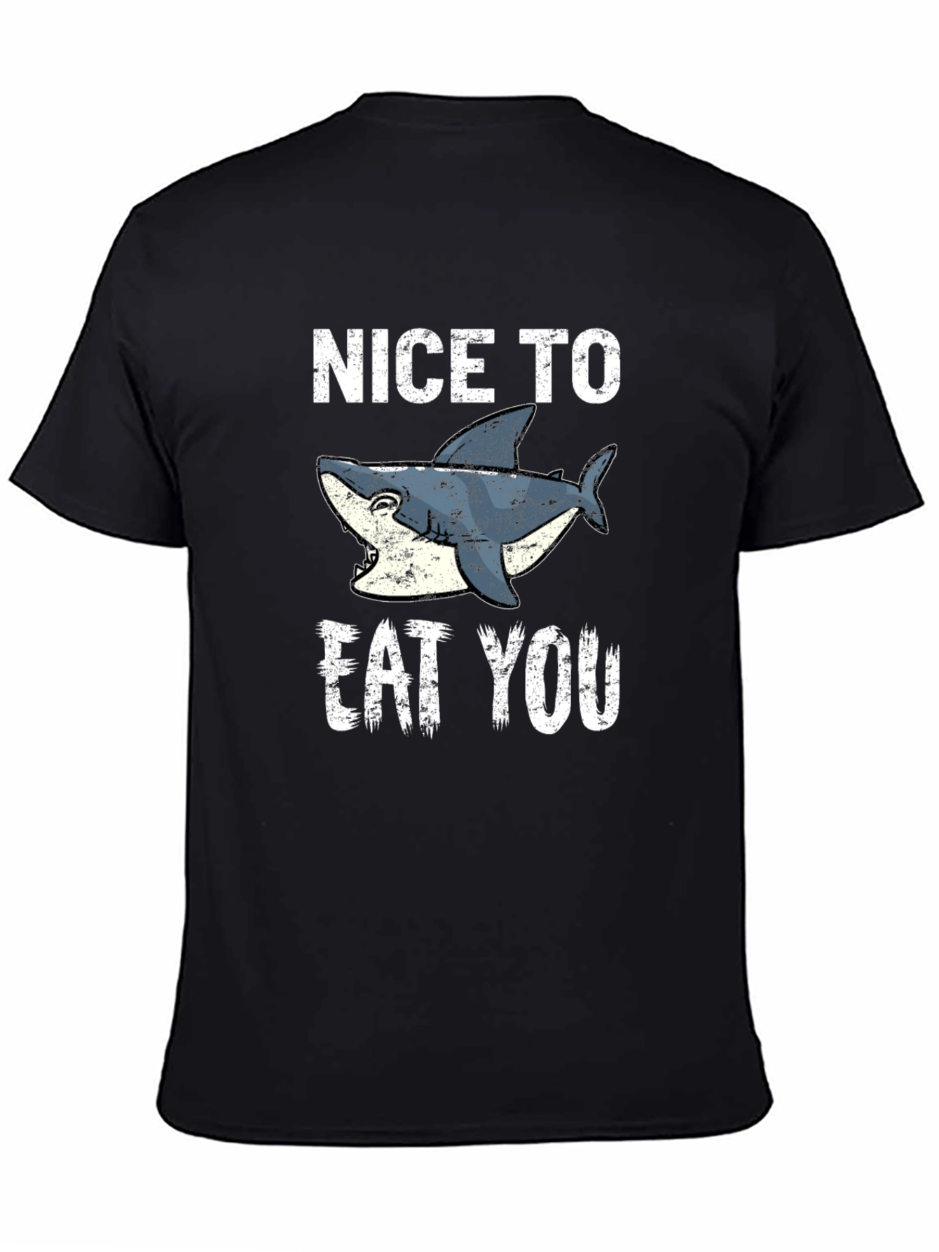 Funny Shark Graphic Tee - Nice To Eat You