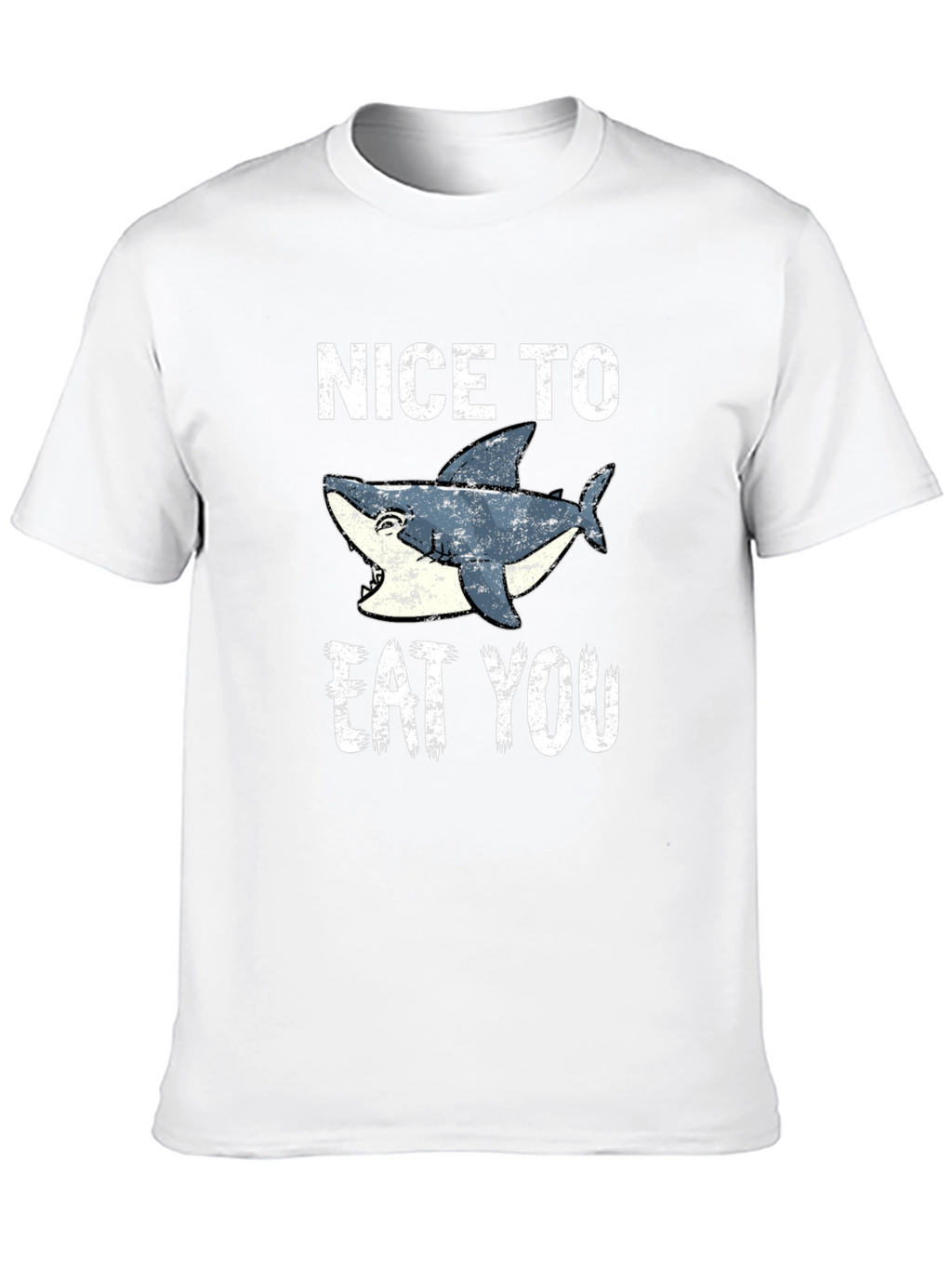 Funny Shark Graphic Tee - Nice To Eat You