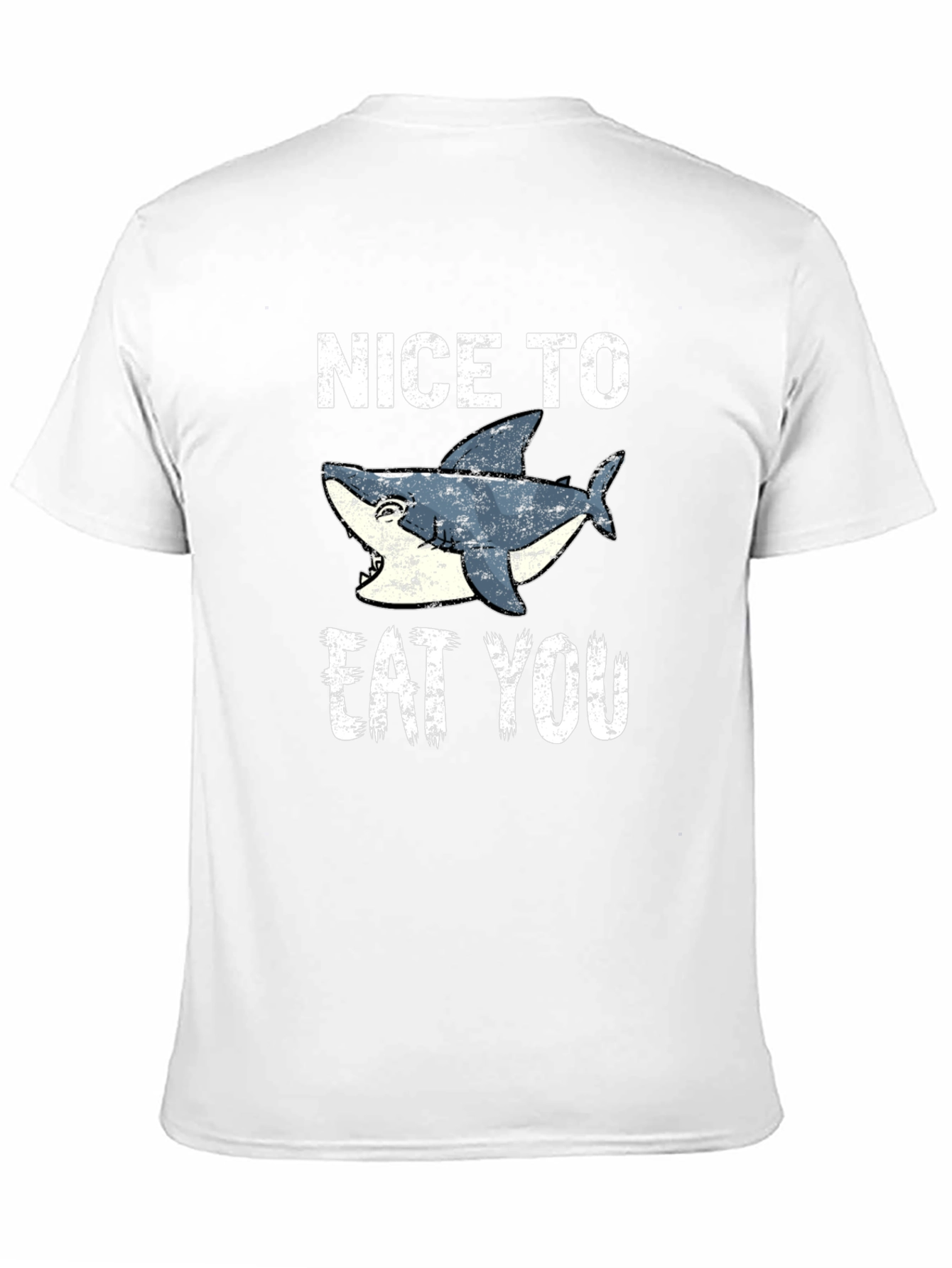Funny Shark Graphic Tee - Nice To Eat You