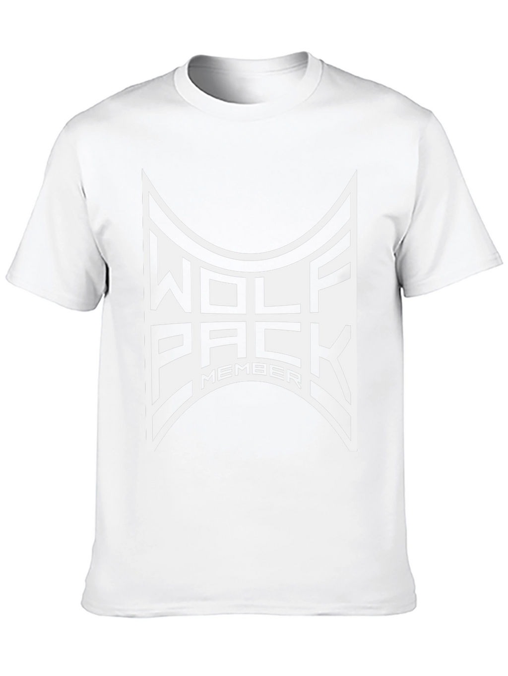 Wolf Pack Member Black Graphic Tee