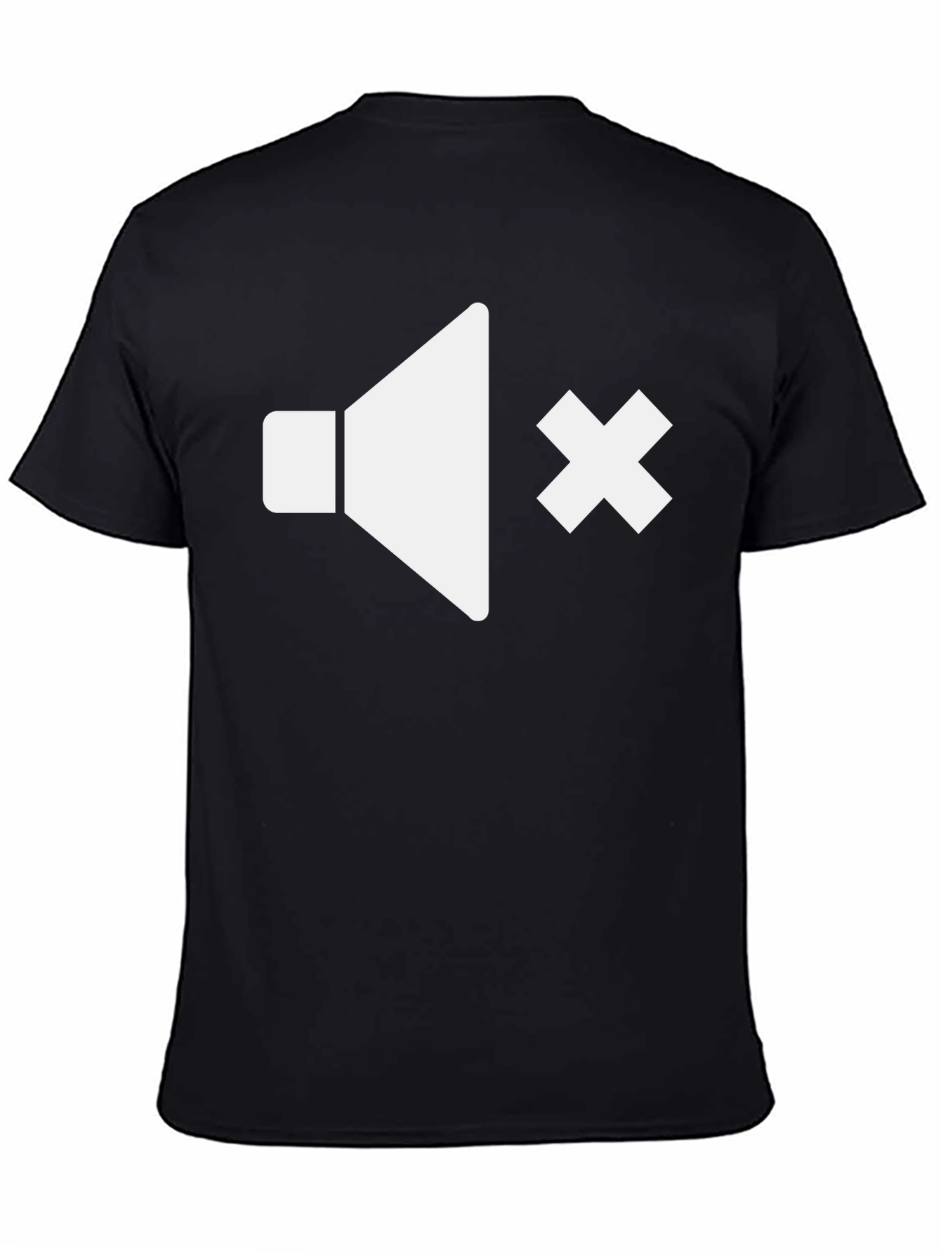 Mute Mode Tee - Black Graphic T-Shirt
