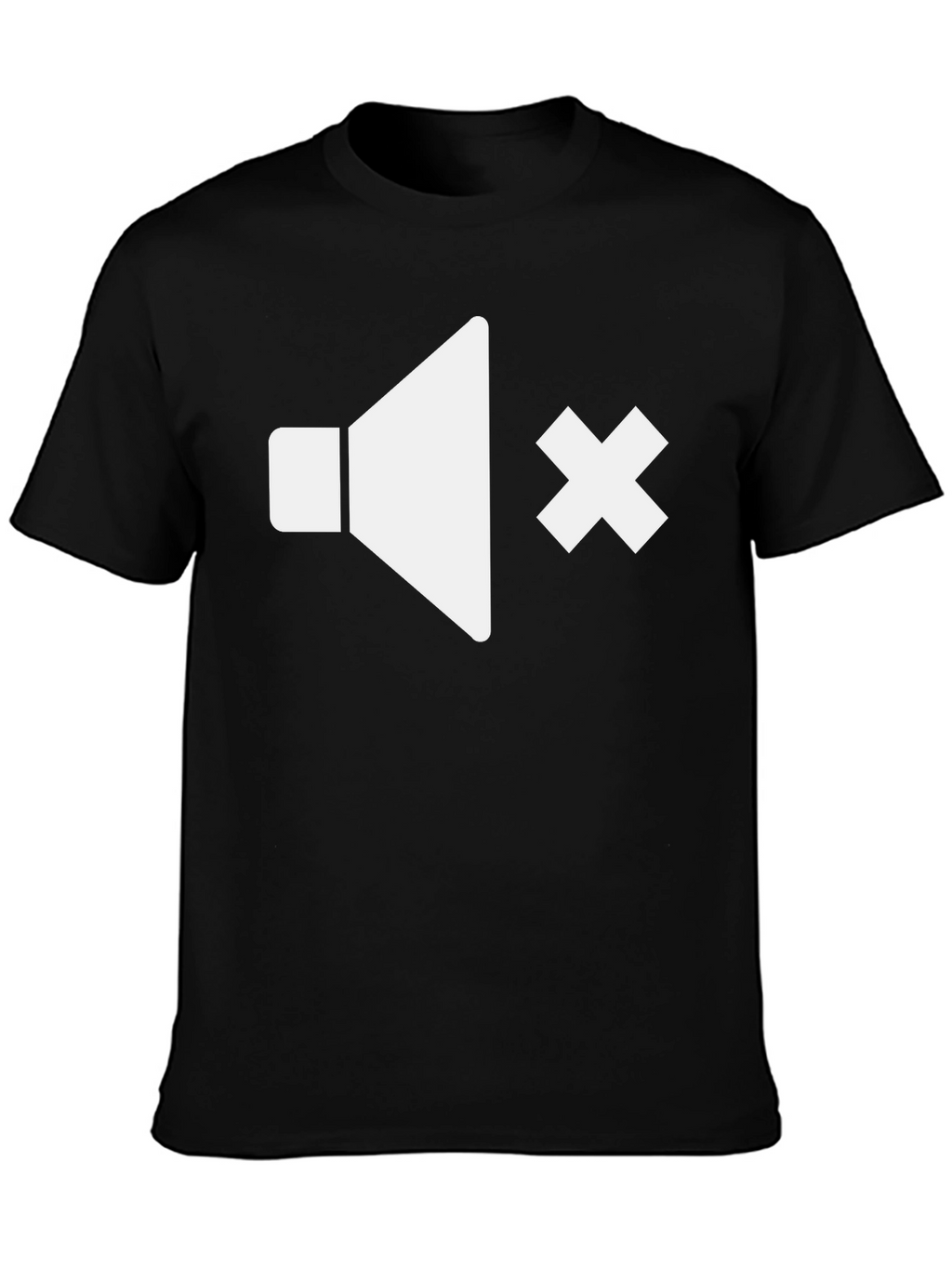 Mute Mode Tee - Black Graphic T-Shirt