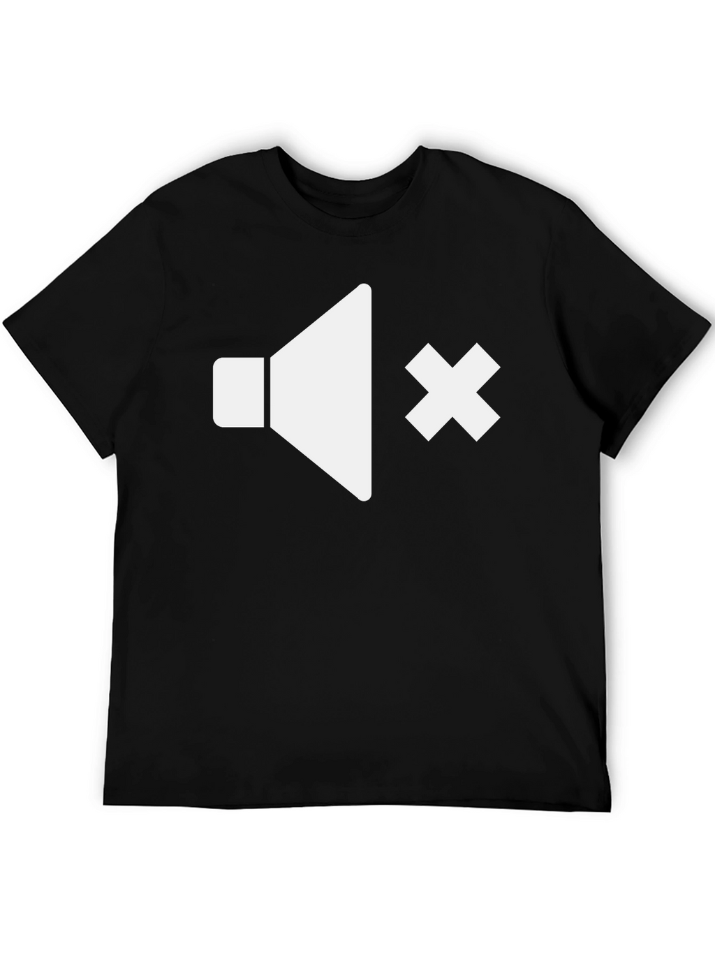Mute Mode Tee - Black Graphic T-Shirt