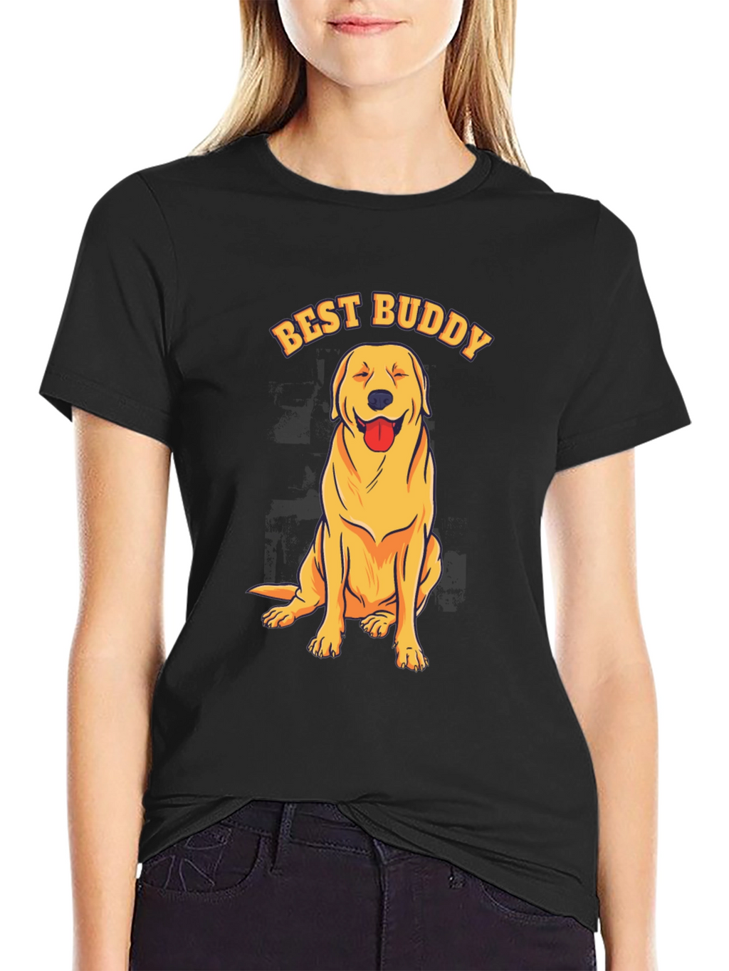 Best Buddy Dog T-Shirt - Cute Pet Lover Tee