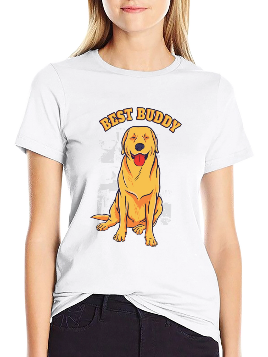 Best Buddy Dog T-Shirt - Cute Pet Lover Tee