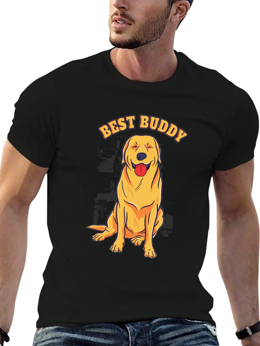 Best Buddy Dog T-Shirt - Cute Pet Lover Tee