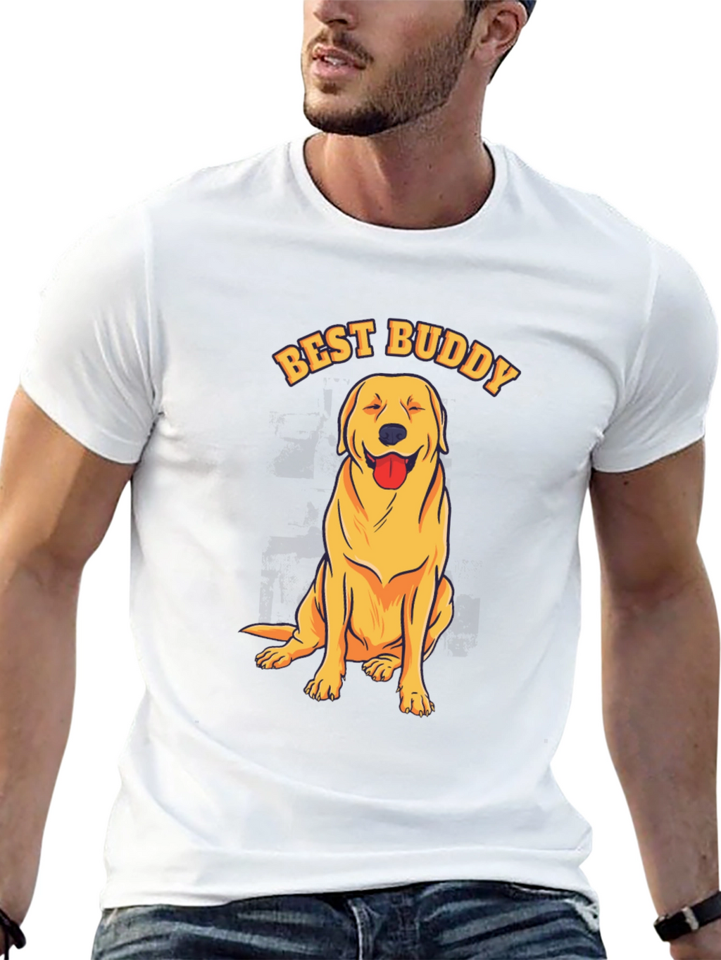 Best Buddy Dog T-Shirt - Cute Pet Lover Tee