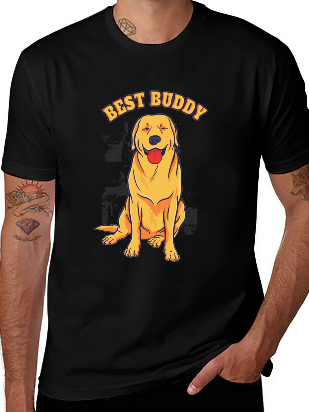 Best Buddy Dog T-Shirt - Cute Pet Lover Tee