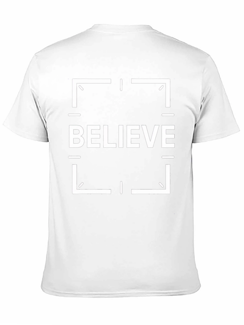 Believe Graphic Tee - Black Cotton T-Shirt
