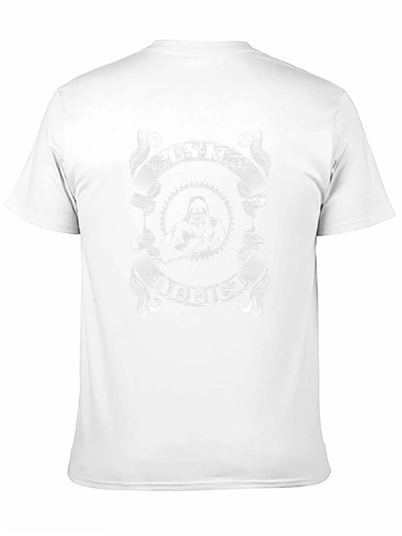 Gym Addict Graphic T-Shirt - Black
