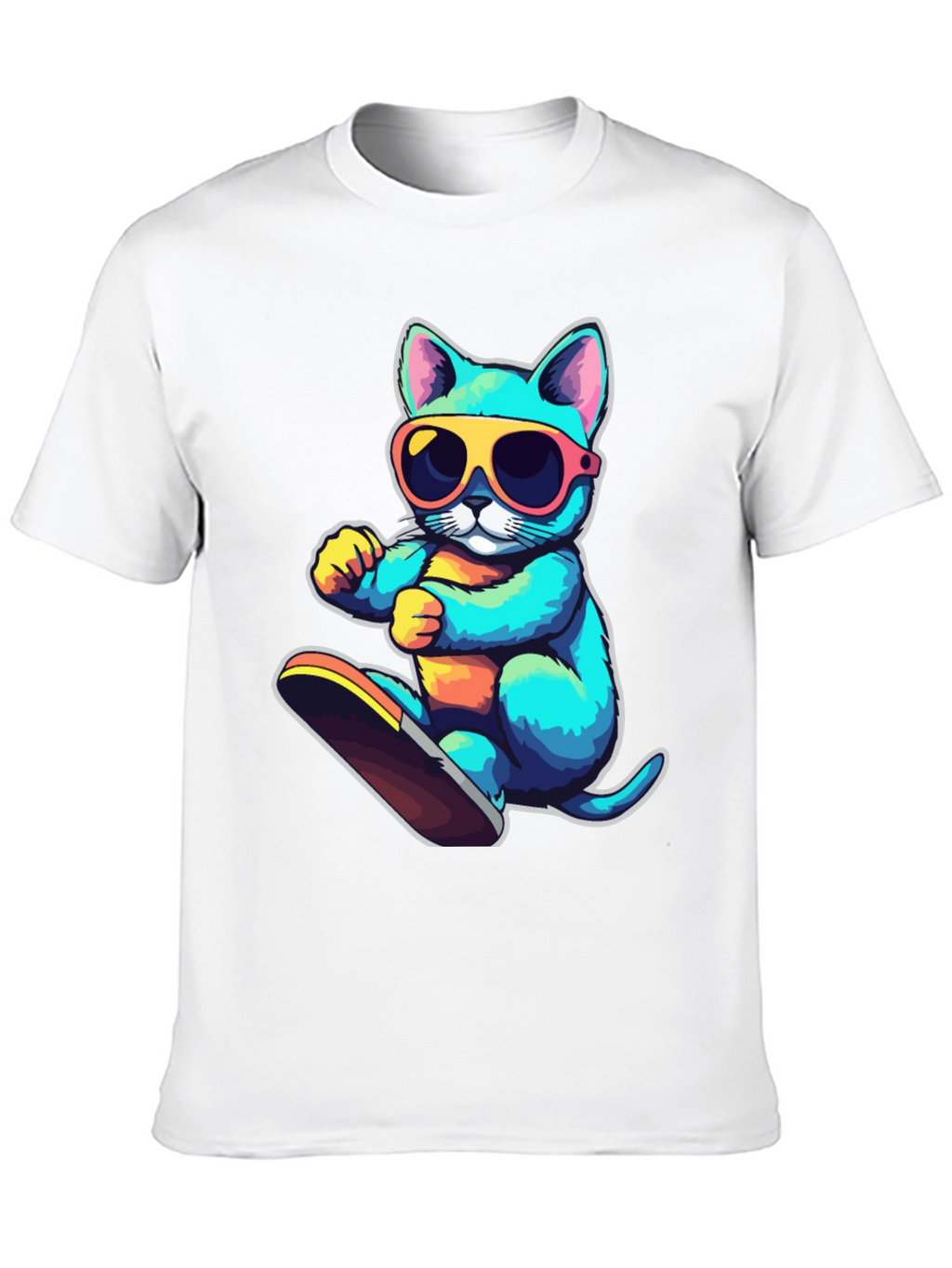Cool Cat Skateboard T-Shirt