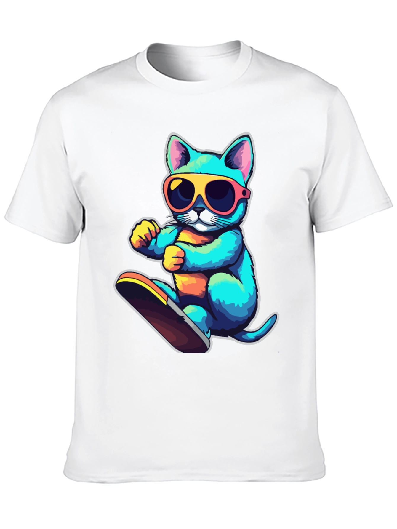 Cool Cat Skateboard T-Shirt
