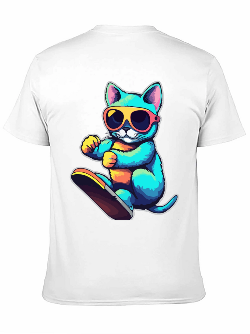 Cool Cat Skateboard T-Shirt