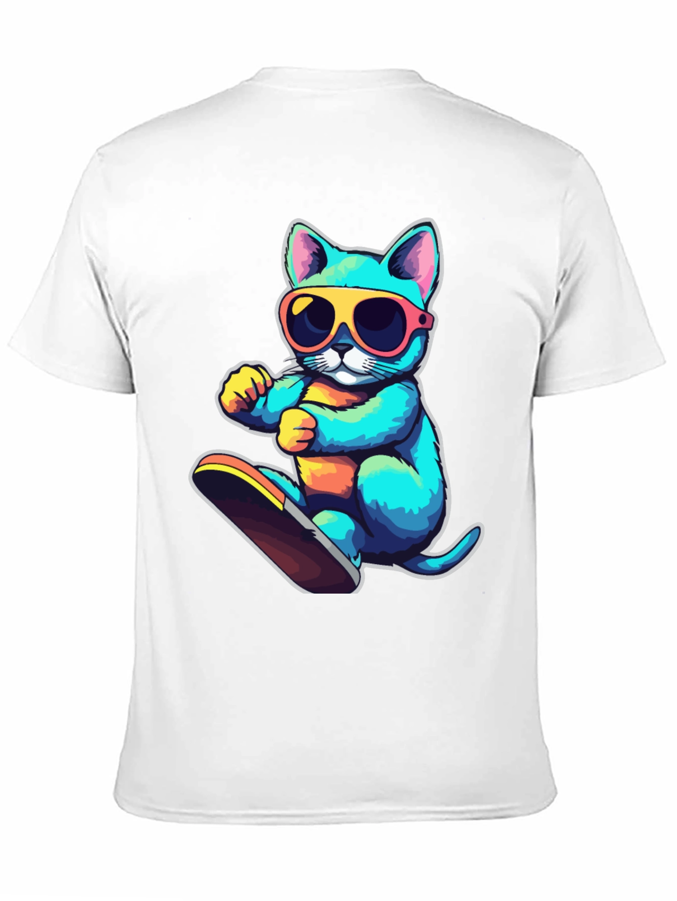 Cool Cat Skateboard T-Shirt