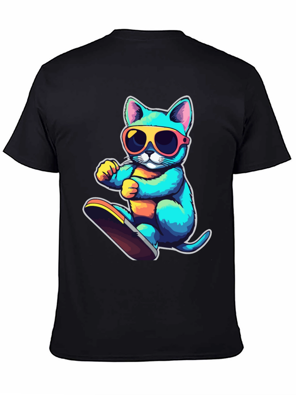 Cool Cat Skateboard T-Shirt