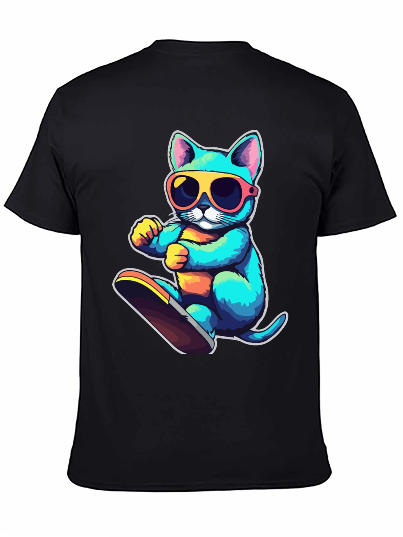 Cool Cat Skateboard T-Shirt
