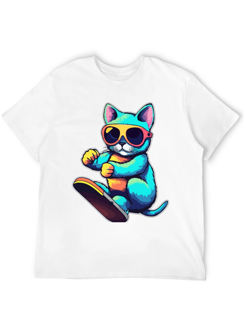 Cool Cat Skateboard T-Shirt