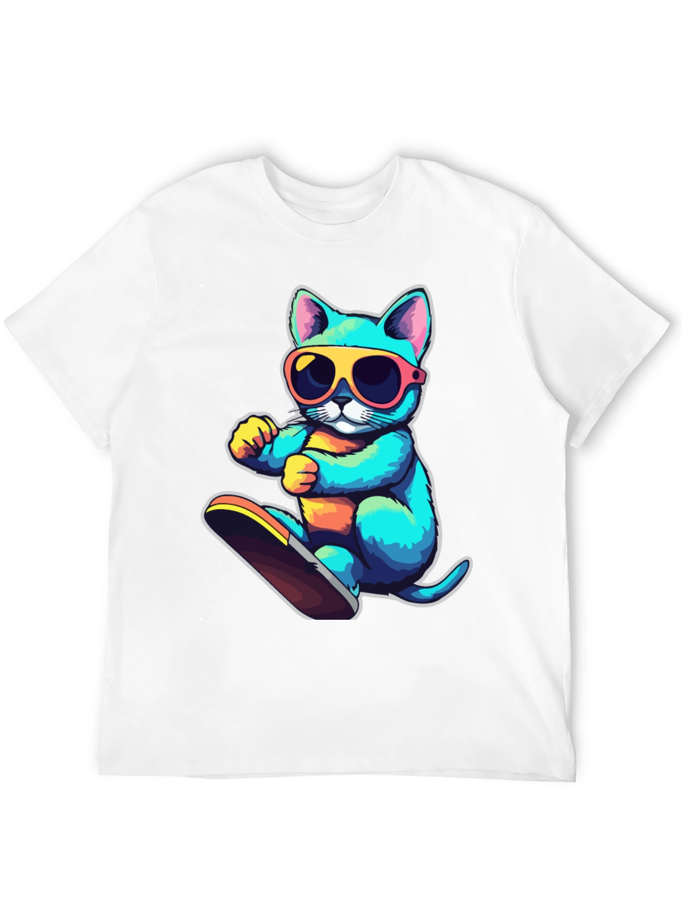 Cool Cat Skateboard T-Shirt