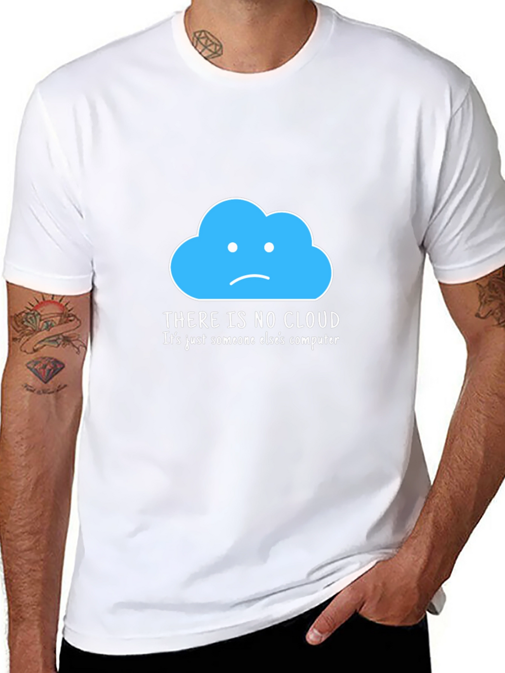 Humorous Tech T-Shirt: There Is No Cloud