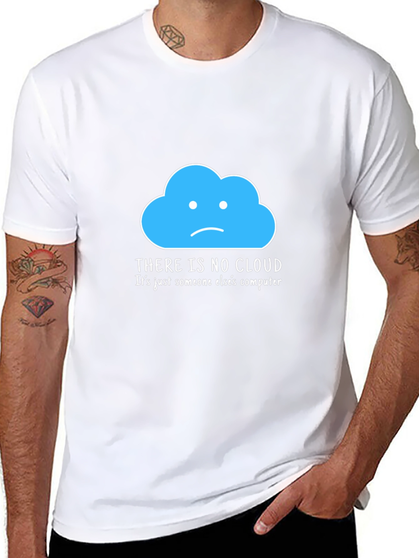 Humorous Tech T-Shirt: There Is No Cloud