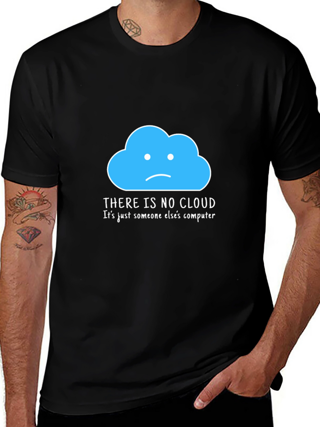 Humorous Tech T-Shirt: There Is No Cloud