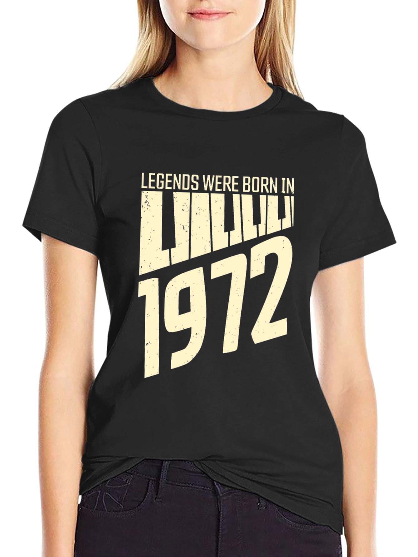 Legends Born In 1972 Piano Keyboard T-Shirt