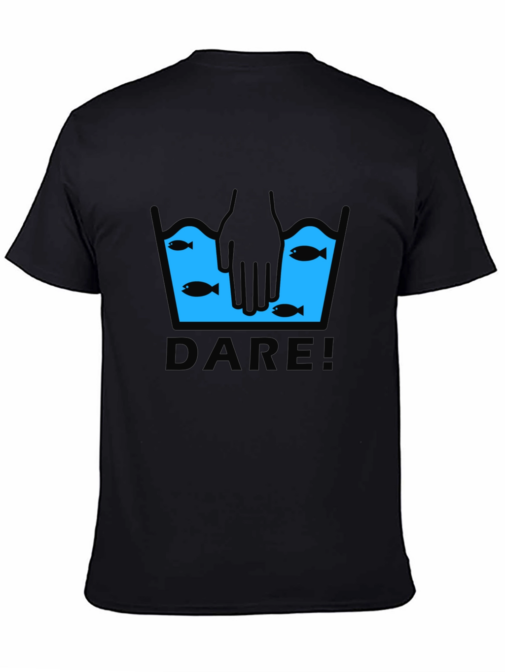 Dare Fish T-Shirt - Novelty Graphic Tee