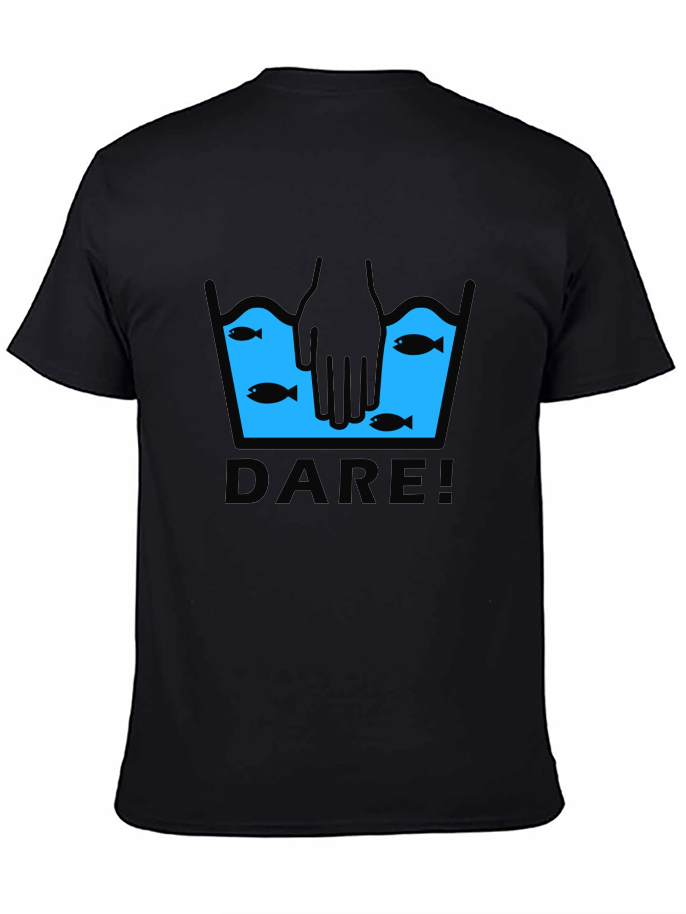 Dare Fish T-Shirt - Novelty Graphic Tee