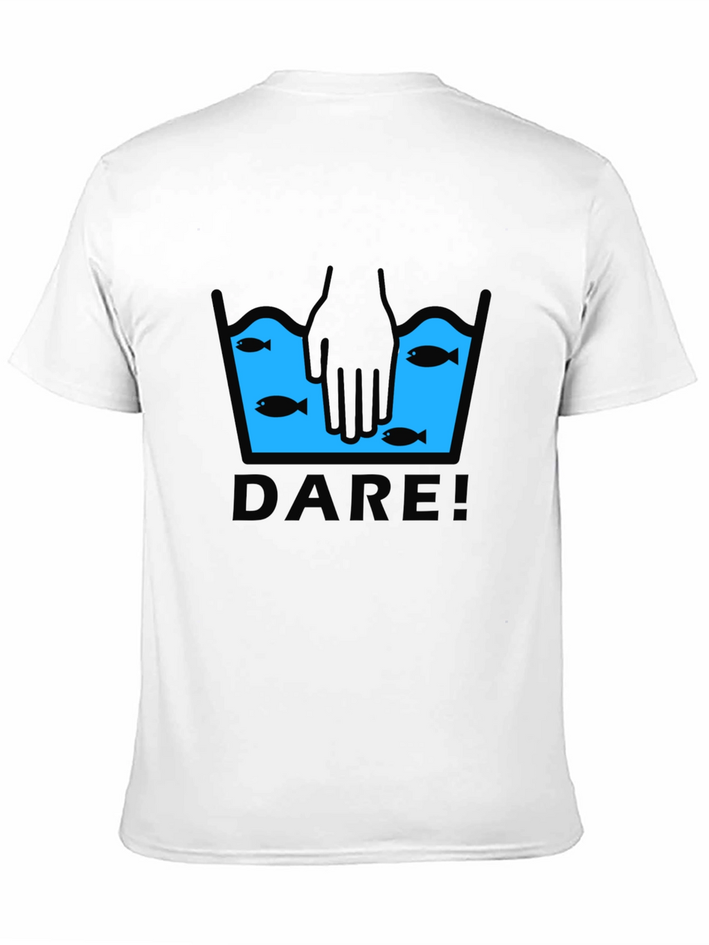 Dare Fish T-Shirt - Novelty Graphic Tee