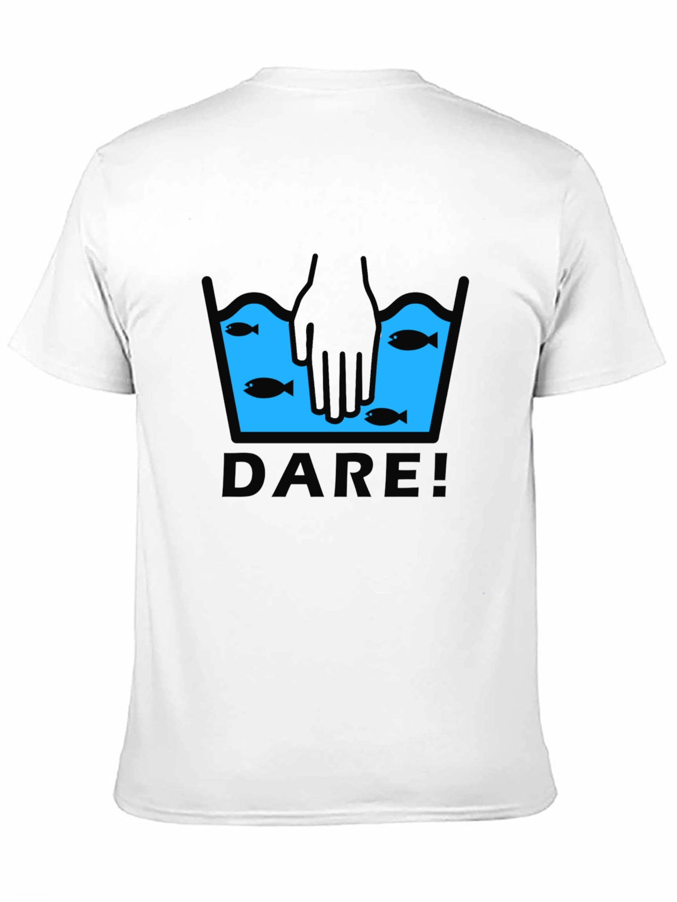 Dare Fish T-Shirt - Novelty Graphic Tee