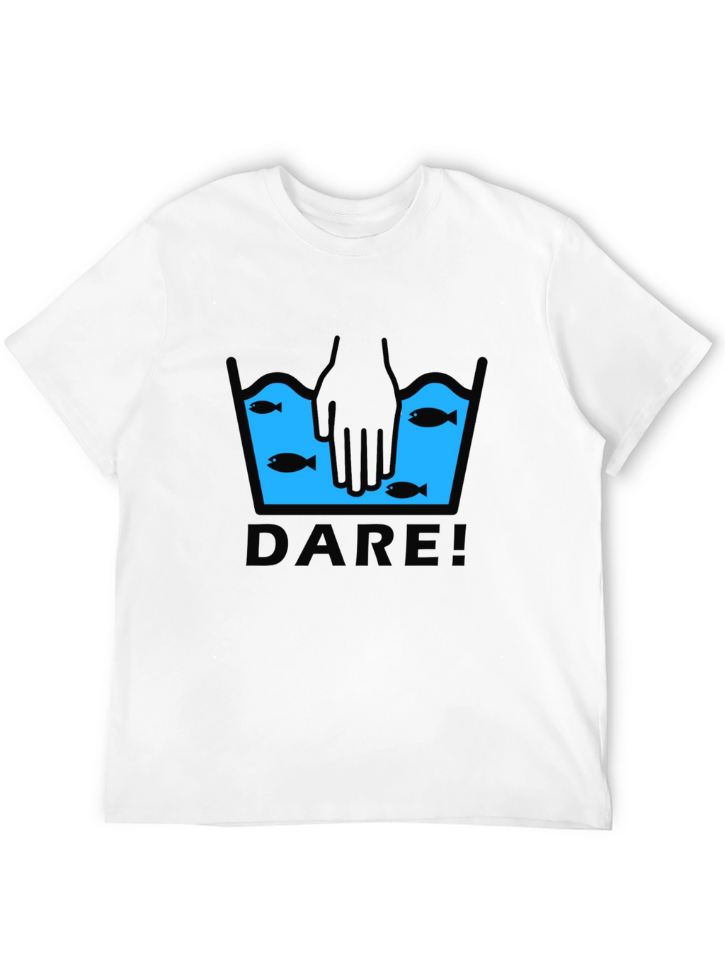 Dare Fish T-Shirt - Novelty Graphic Tee