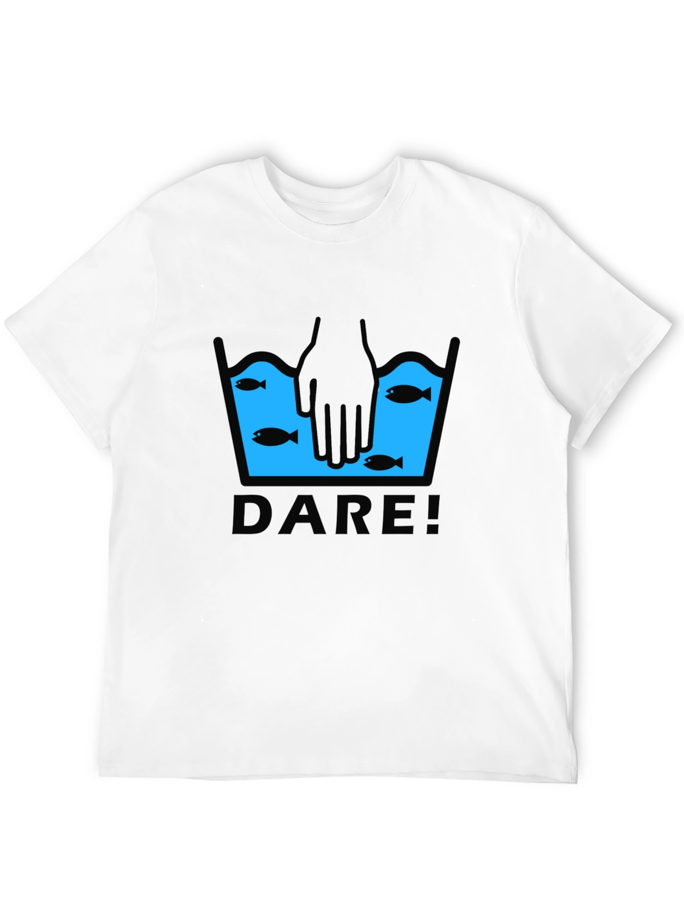 Dare Fish T-Shirt - Novelty Graphic Tee