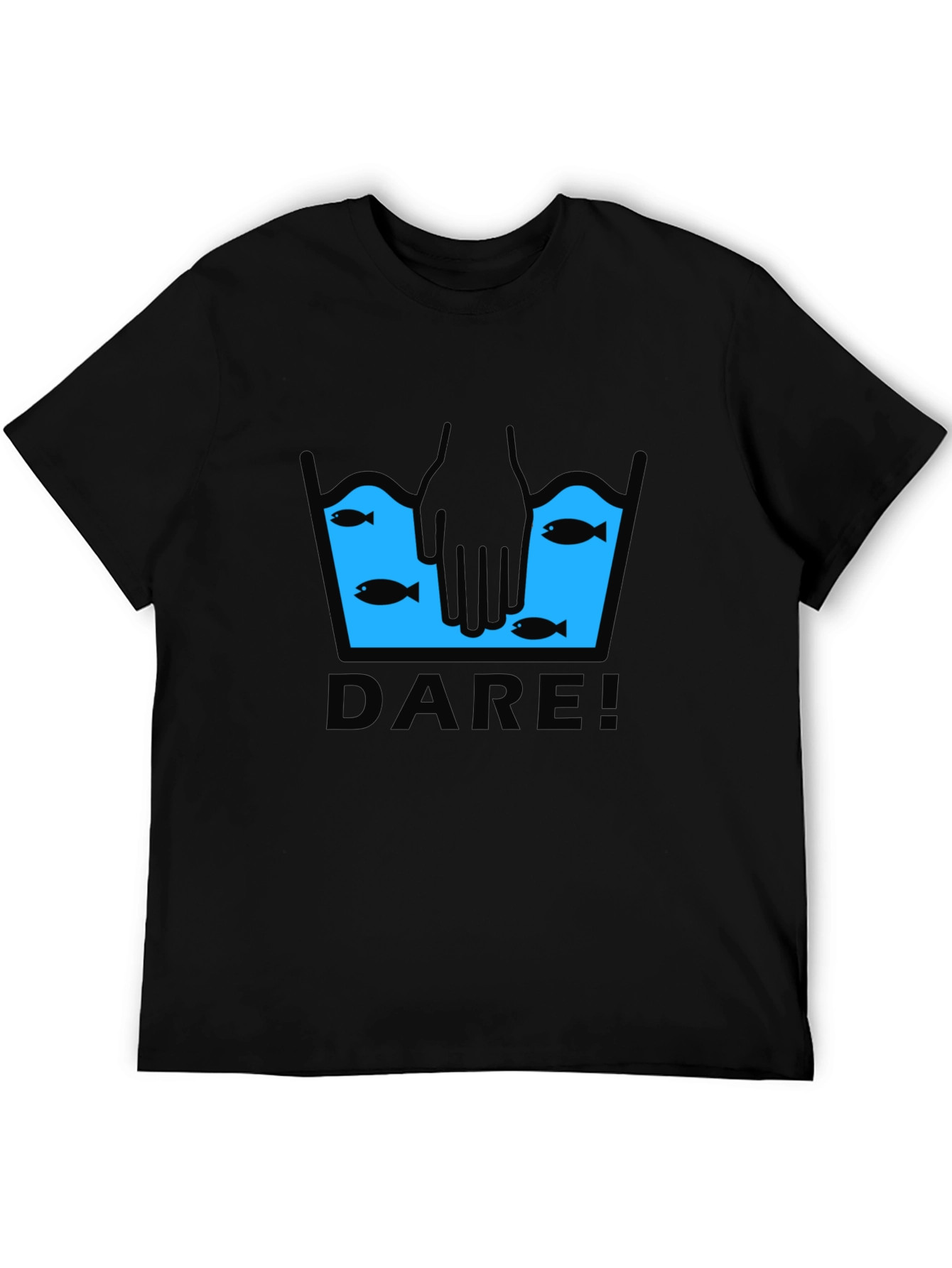 Dare Fish T-Shirt - Novelty Graphic Tee