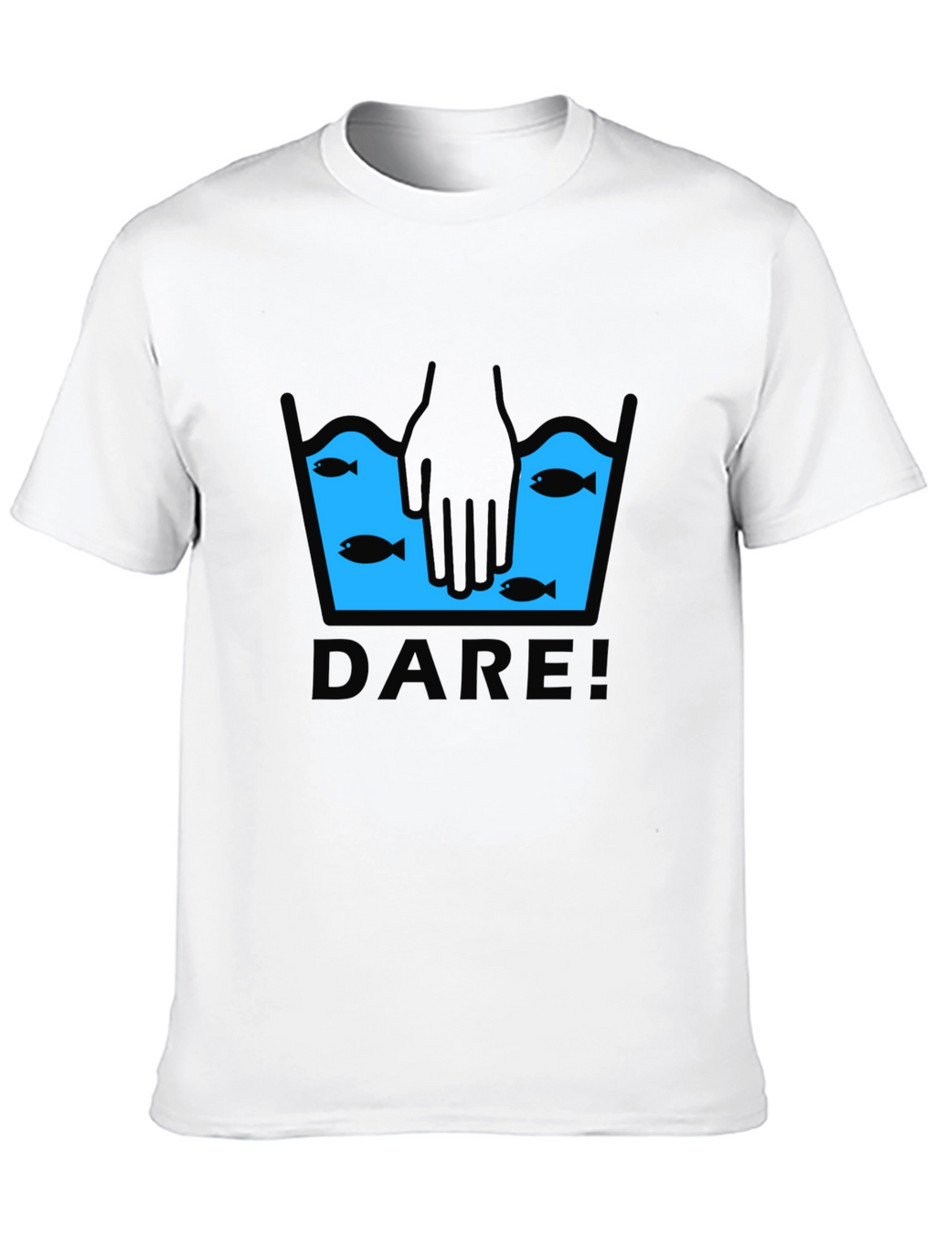 Dare Fish T-Shirt - Novelty Graphic Tee