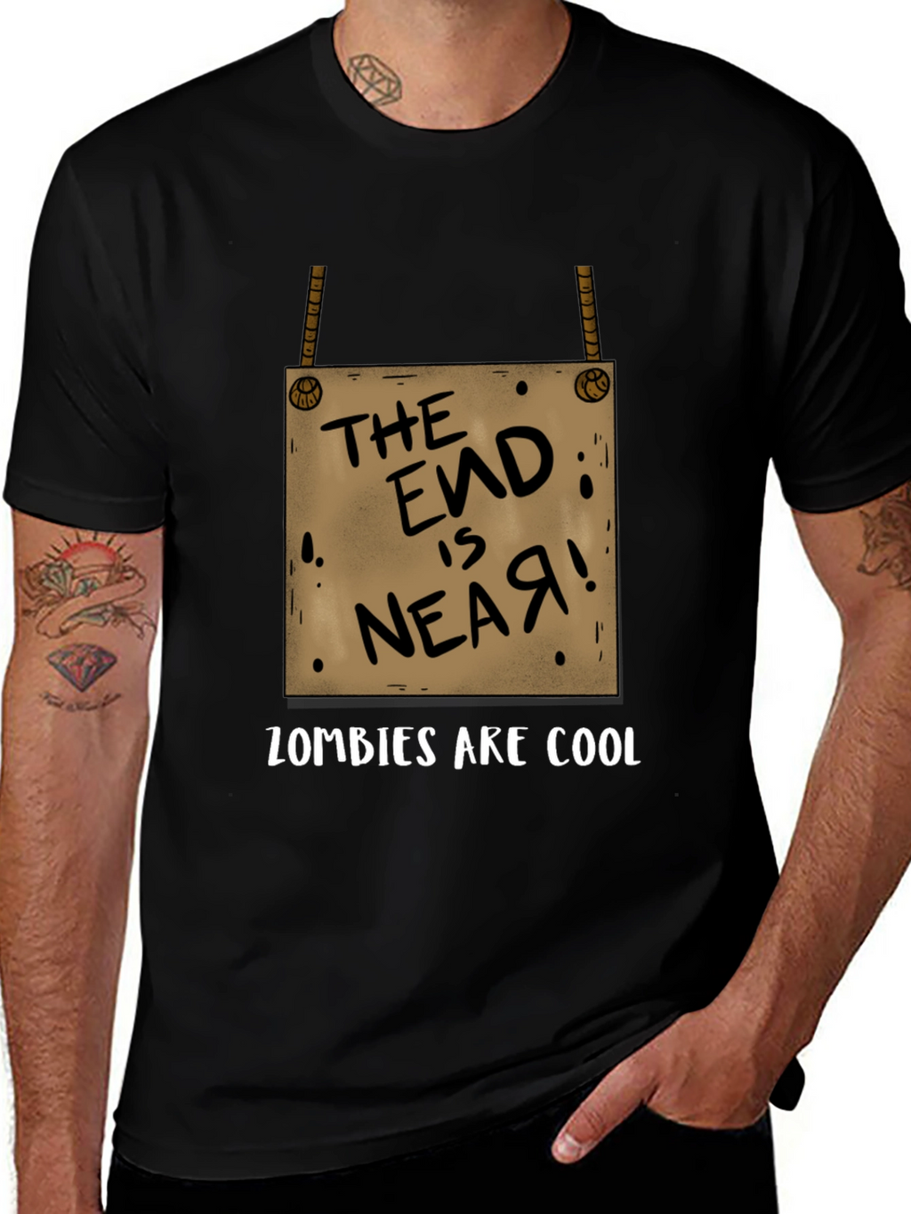The End is Near Zombie Graphic Tee