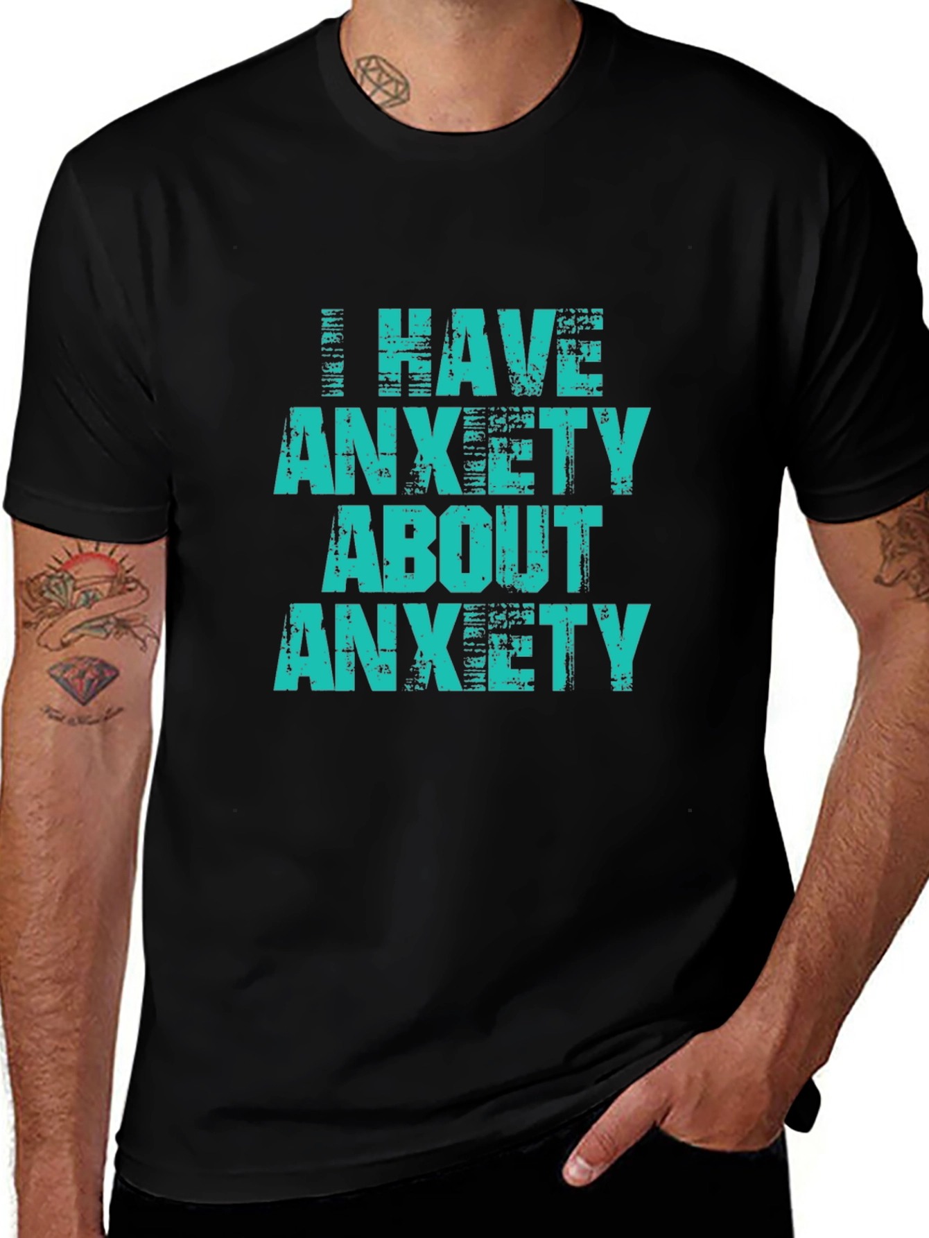 Anxiety Tee -  I have anxiety about anxiety T-shirt