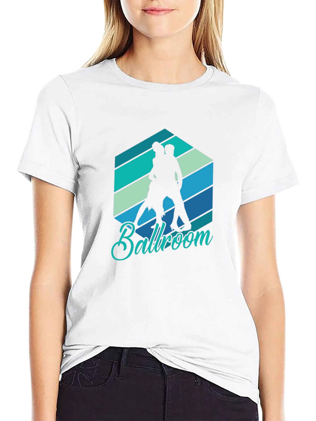 Ballroom Dancing Graphic Tee - Retro Style