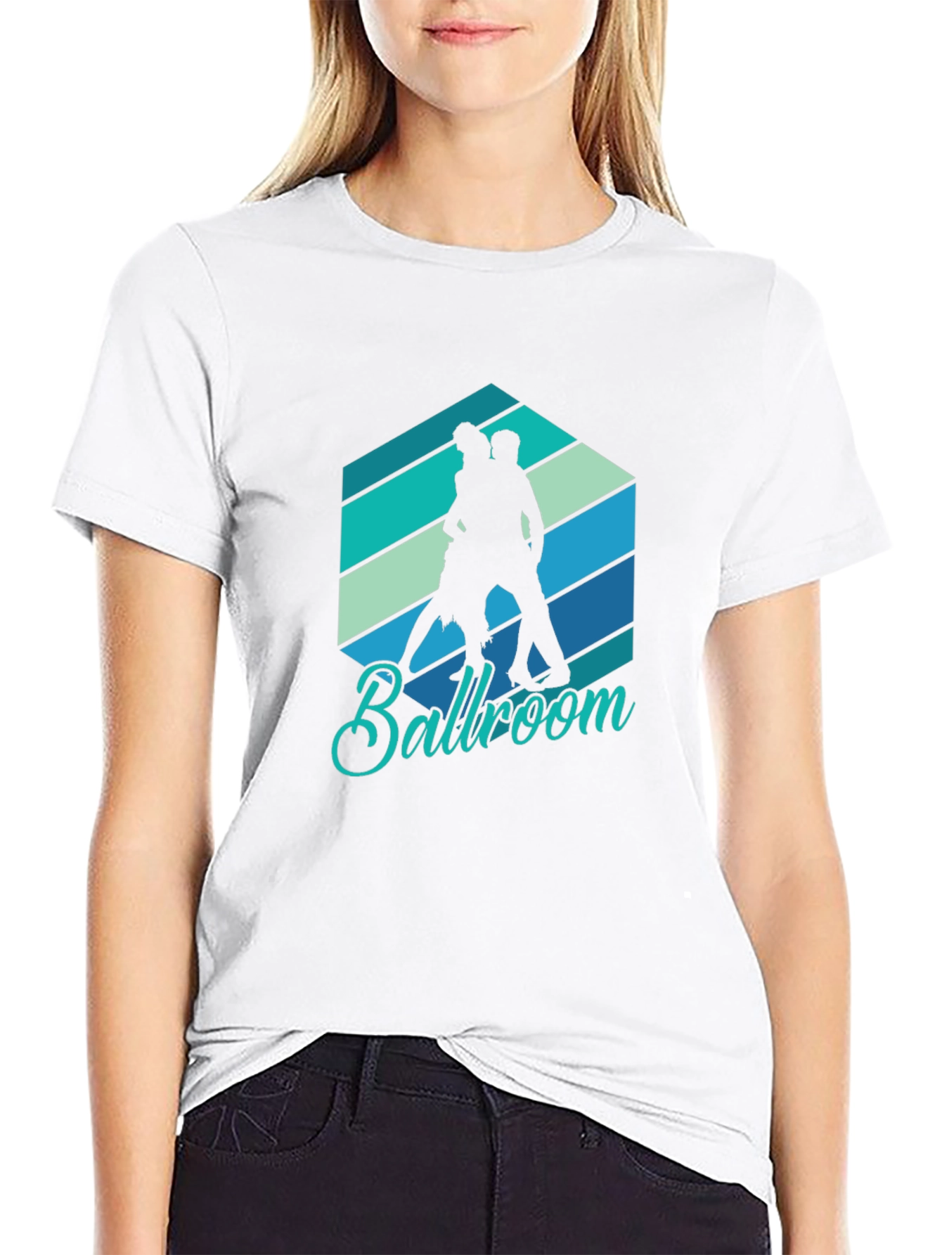 Ballroom Dancing Graphic Tee - Retro Style