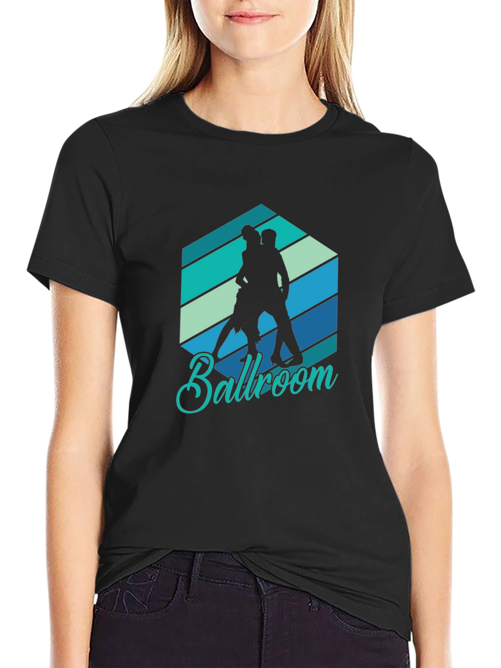 Ballroom Dancing Graphic Tee - Retro Style