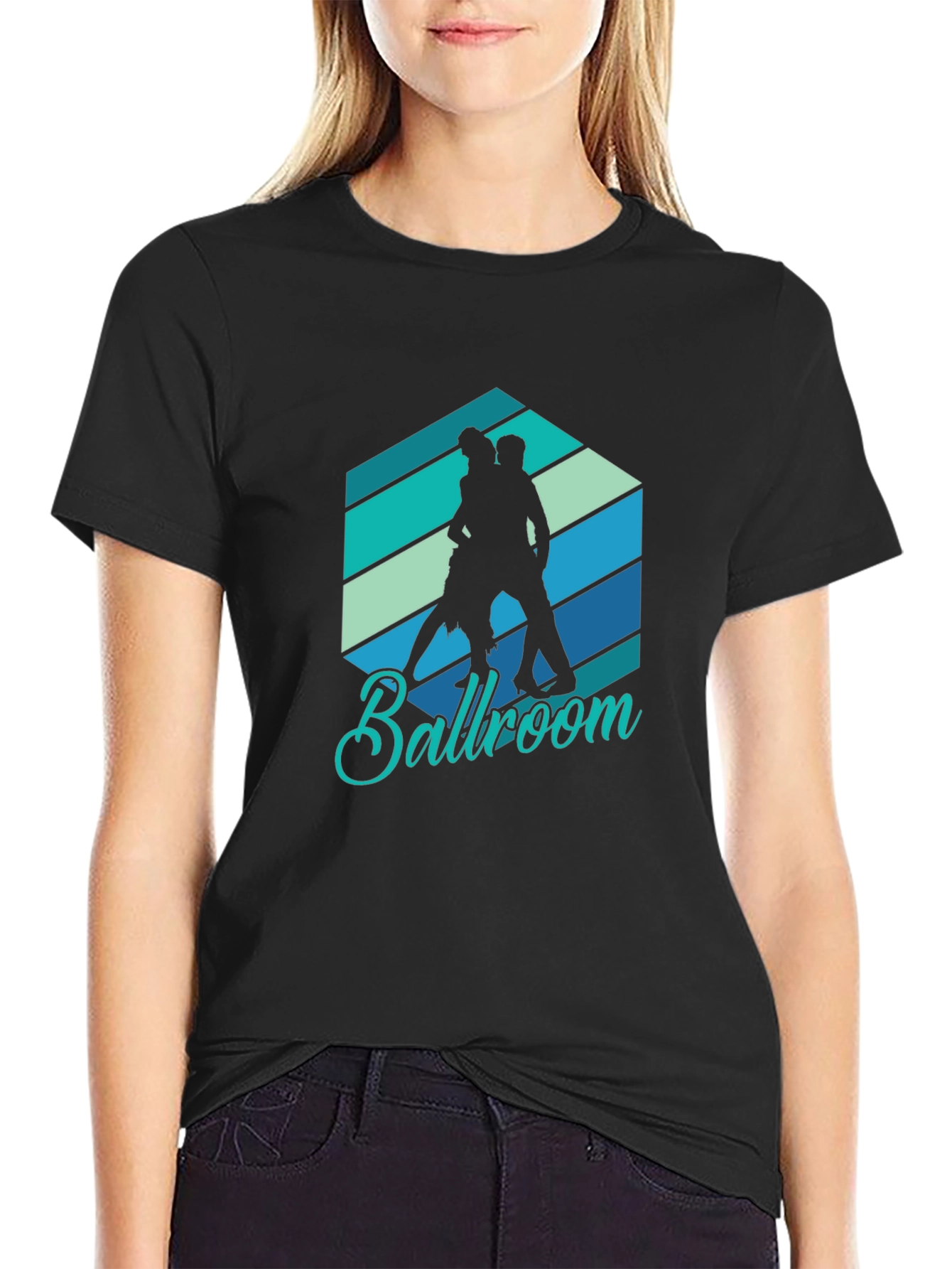 Ballroom Dancing Graphic Tee - Retro Style