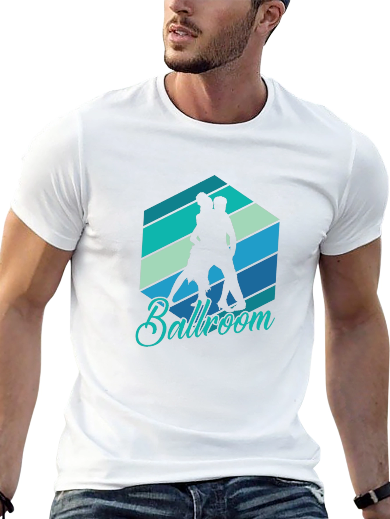 Ballroom Dancing Graphic Tee - Retro Style