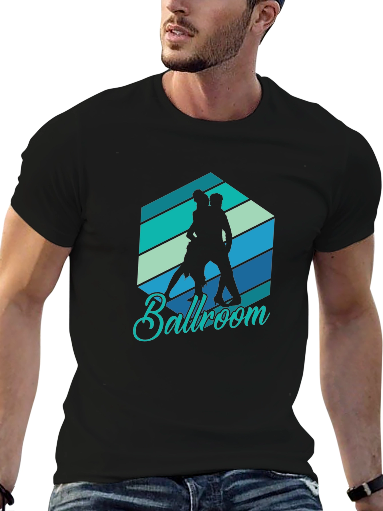 Ballroom Dancing Graphic Tee - Retro Style