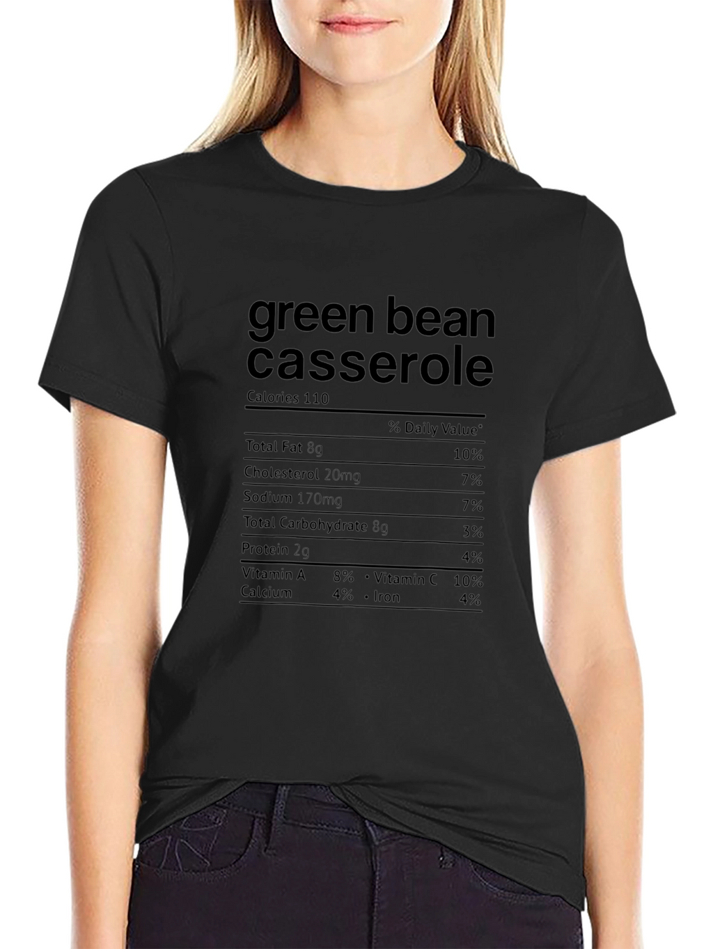 Green Bean Casserole Nutrition Facts T-Shirt